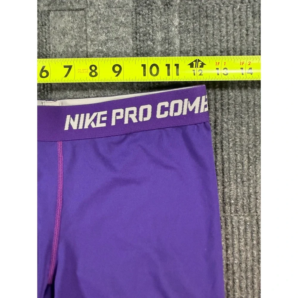 Nike Pro Combat Dri-FIT Compression Shorts Womens Med Purple Training 5